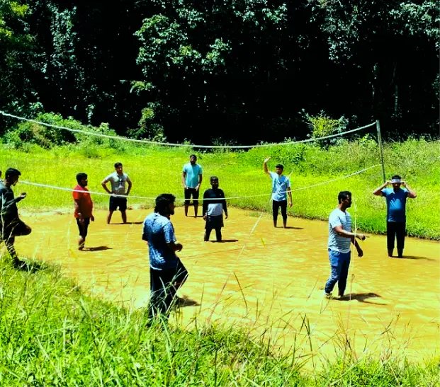 Mud Volleyball